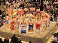 Torneo de lucha sumo en Tokio