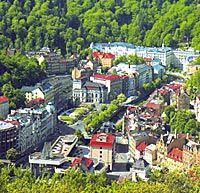 Czech Spas of Karlovy Vary and Marianske Lazne from Prague