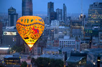 Vuelo al amanecer sobre Melbourne en globo aerostático