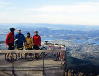 Mount Wellington Descent Cycling Tour departs Hobart