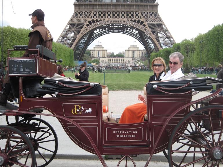 Our carriage ride through the streets of Paris Paris