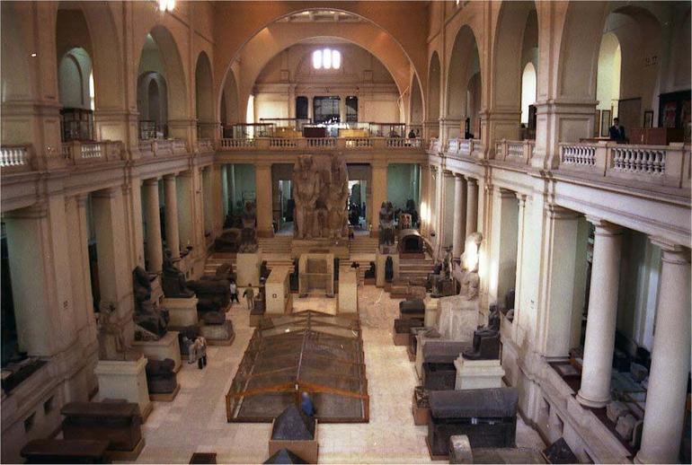 Inside the Egyptian Museum,