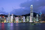 Hong Kong Harbor Night Cruise and Dinner at Revolving 66 Restaurant
