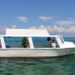 Glass Bottom Boat departing Cozumel