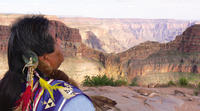 Grand Canyon West Rim Day Trip by Coach, Helicopter and Boat with Optional Skywalk
