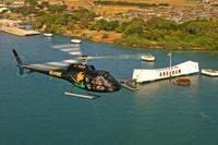 Oahu Sky and Sea Combo: Helicopter Tour with Sunset Dinner Cruise or Atlantis Submarine Excursion