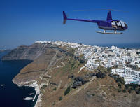 Santorini Hubschrauber Flug